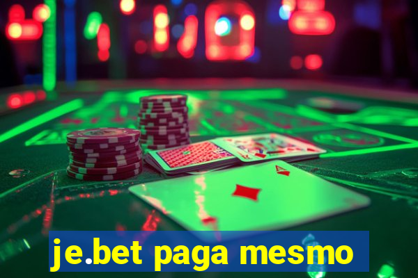 je.bet paga mesmo